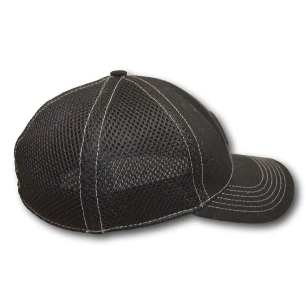 CHILD - YOUTH CHICAGO CUBS BLACK NEW ERA TEAM STRETCH FIT BASEBALL CAP
